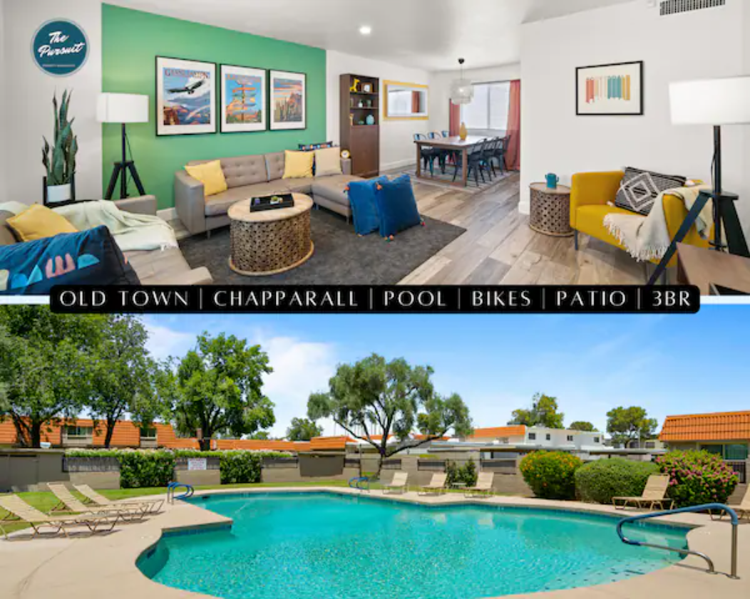 Old Town | Chapparall | Pool | Bikes | Patio | 3BR